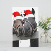 Papeterie Chevaux de Noël (Debout devant)