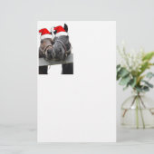 Papeterie Chevaux de Noël (Debout devant)