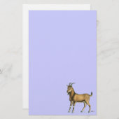 Papeterie Chèvre :  Brun (Devant / Derrière)