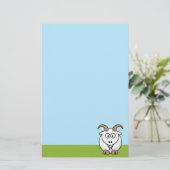 Papeterie Chèvre Saanen (Debout devant)