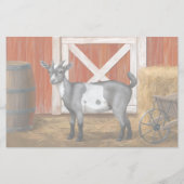 Papeterie Chèvre tachetée gris mou (Dos)