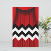 Papeterie chevron noir lodge (Debout devant)