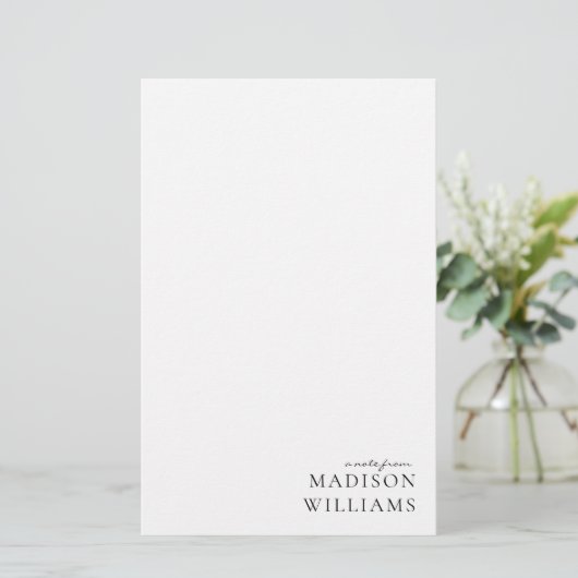 Papeterie Chic Une Note De Typographie De Script (Debout devant)