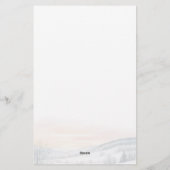 Papeterie Chickadee Bird in Winter Christmas (Dos)