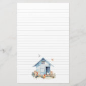 Papeterie Chicken Farm Egg Seller Lined Stationery (Dos)