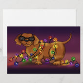 Papeterie Chien brillant (Devant / Derrière)