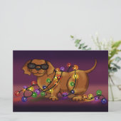 Papeterie Chien brillant (Debout devant)