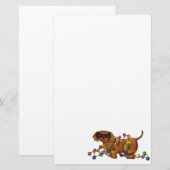 Papeterie Chien brillant (Devant / Derrière)