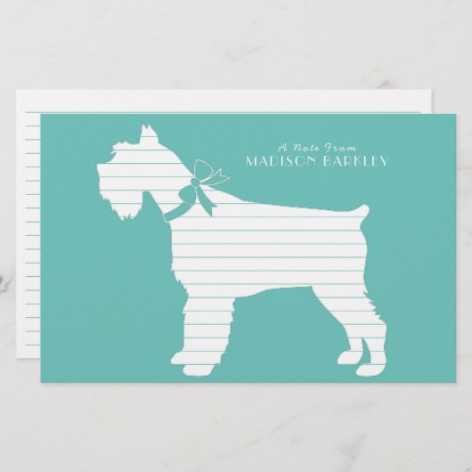 Papeterie Chien Chien Chien Chien Chien Chien Chien Miniatur (Devant / Derrière)