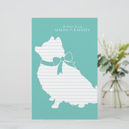 Papeterie Chien Chien Chien Poméranie (Debout devant)