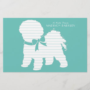 Papeterie Chien de Bichon Frise Puppy