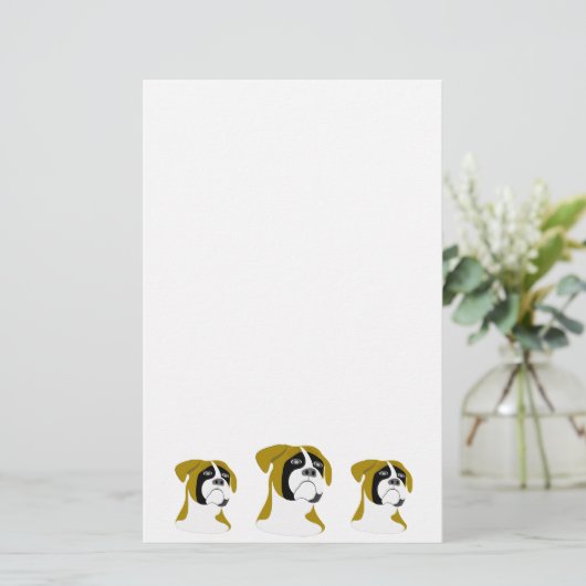 Papeterie Chien de boîte (Debout devant)