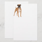 Papeterie Chien de boxeur (Devant / Derrière)