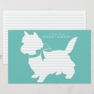 Papeterie Chien de Cairn Terrier Chien Chien Chien Chien Chi