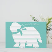 Papeterie Chien de mouton Chien de mouton vieux anglais Chie (Debout devant)