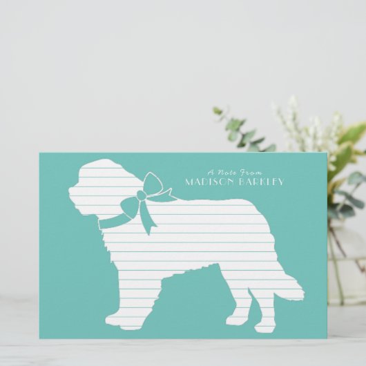 Papeterie Chien de St. Bernard Puppy (Debout devant)