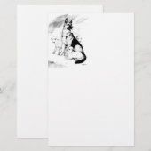 Papeterie Chien paradis (Devant / Derrière)