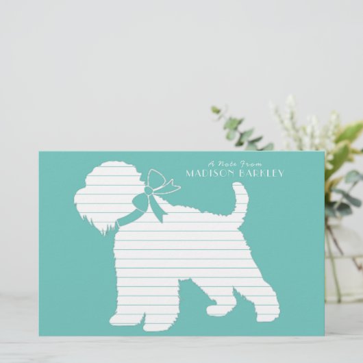 Papeterie Chien roux roux (Debout devant)