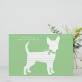 Papeterie Chihuahua Chien Chiot Chiot (Debout devant)