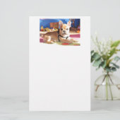 Papeterie chiot de bouledogue français mignon (Debout devant)