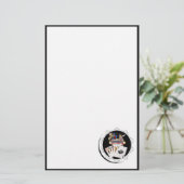 Papeterie Chip Black Poker Affiche de bienvenue (Debout devant)