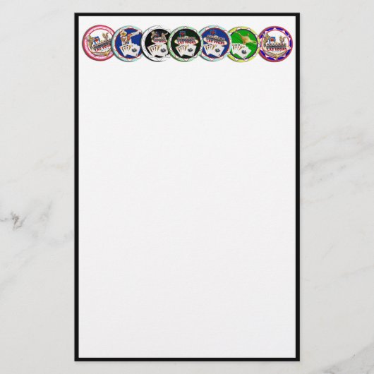 Papeterie Chips de poker Galore (Devant)