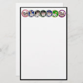 Papeterie Chips de poker Galore (Devant / Derrière)