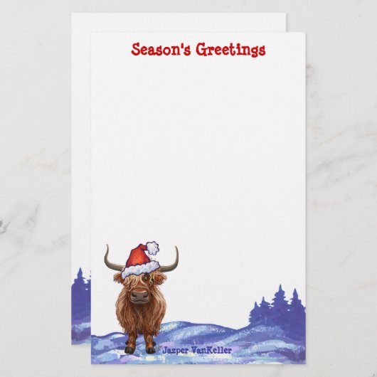 Papeterie Christmas (Devant / Derrière)