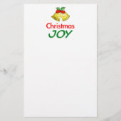 Papeterie Christmas joy (holly bells) (Devant)