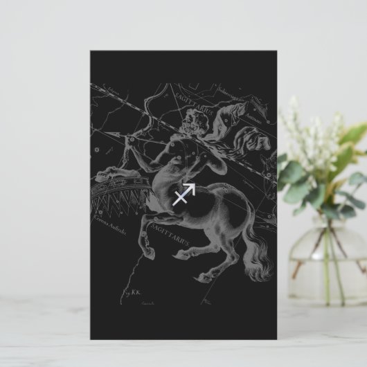 Papeterie Chrome Sagittarius Zodiac Sign Hevelius circa 1690 (Debout devant)