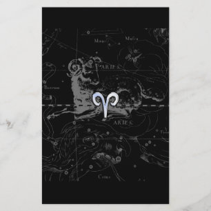 Papeterie Chrome Style Aries Zodiac Connexion Hevelius