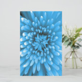 Papeterie Chrysanthème bleu (Debout devant)