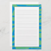 Papeterie Circuit V moderne (Devant / Derrière)