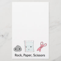 Ciseaux de papier de roche