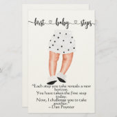 Papeterie Citations Baby First Steps (Devant / Derrière)