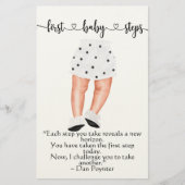 Papeterie Citations Baby First Steps (Devant)