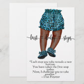 Papeterie Citations de première étape pour bébé (Devant / Derrière)