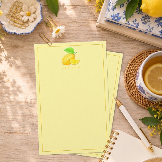 Papeterie Citron Citrus Joyeux