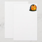 Papeterie Citrouille idiot effrayé (Devant / Derrière)