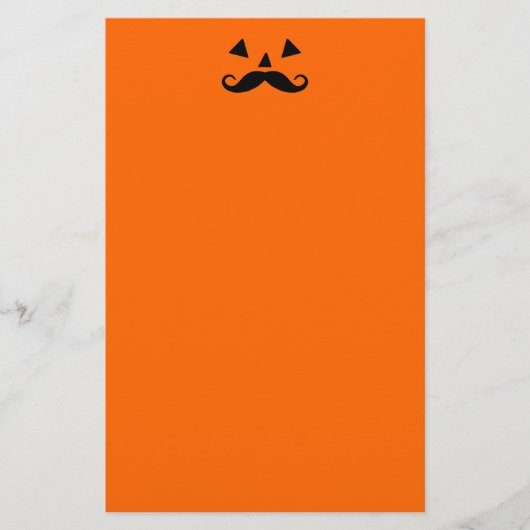 Papeterie Citrouille Moustache (Devant)