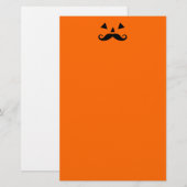 Papeterie Citrouille Moustache (Devant / Derrière)