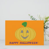 Papeterie Citrouille orange (Debout devant)