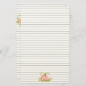 Papeterie Citrouille rose Automne Roses d'automne (Devant / Derrière)