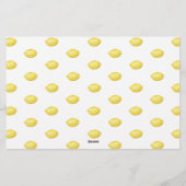 Papeterie Citrus citron - Qui suis-je jeu de douche nuptiale (Dos)