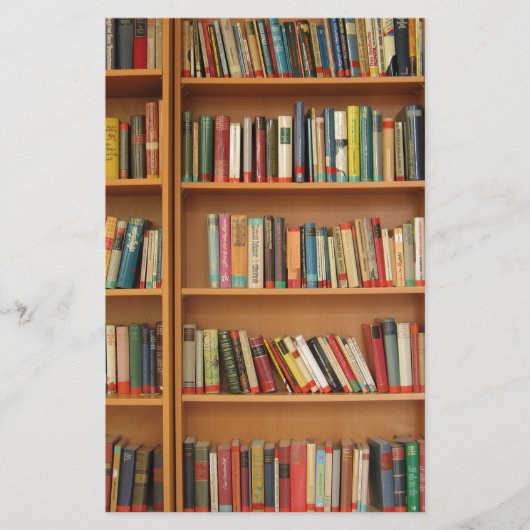 Papeterie Classic book shelf pattern (Devant)