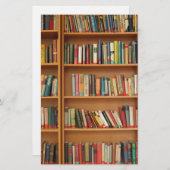 Papeterie Classic book shelf pattern (Devant / Derrière)