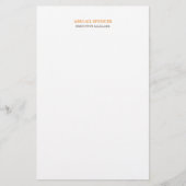 Papeterie Classique Simple Clean Professionnel (Devant)