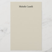 Papeterie Classique Unique Simple Professionnel (Devant)