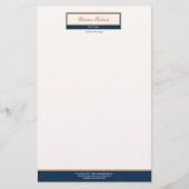 Papeterie Classy Navy Blue Ivory (Devant)