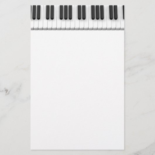 Papeterie Clavier pour piano (Devant)